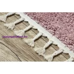 Kab. Szőnyeg BERBER 9000 square rózsaszín Rojt shaggy 160x160 cm