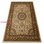 Kab. Royal szőnyeg E0177 Keret, rozetta - bézs / barna 150x230 cm