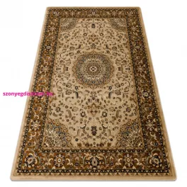   Kab. Royal szőnyeg E0177 Keret, rozetta - bézs / barna 200x290 cm