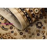 Kab. Royal szőnyeg E0177 Keret, rozetta - bézs / barna 250x350 cm