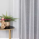 TRD. Kész függöny Lux fehér Noppe mintás 150x260cm