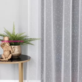 TRD. Kész függöny Lux fehér Noppe mintás 300x180cm