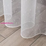 TRD. Kész függöny Lux fehér Noppe mintás 150x260cm