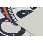 Kab. BAMBINO 1129 mosható szőnyeg panda gyerekeknek csúszásgátló - krém 140x190 cm