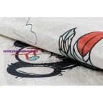 Kab. BAMBINO 1129 mosható szőnyeg panda gyerekeknek csúszásgátló - krém 140x190 cm