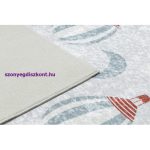 Kab. BAMBINO 1349 mosható szőnyeg Léggömbök, felhők gyerekeknek csúszásgátló - szürke 140x190 cm