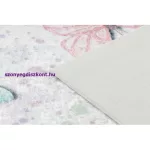 Kab. BAMBINO 1610 mosható szőnyeg Pillangók gyerekeknek csúszásgátló - krém 140x190 cm