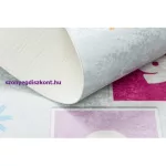 Kab. BAMBINO 1075 mosható szőnyeg komló, számok gyerekeknek csúszásgátló - zöld 80x150 cm
