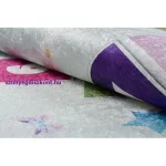 Kab. BAMBINO 1075 mosható szőnyeg komló, számok gyerekeknek csúszásgátló - zöld 80x150 cm