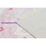 Kab. BAMBINO 1128 mosható szőnyeg Egyszarvú gyerekeknek csúszásgátló - krém 80x150 cm