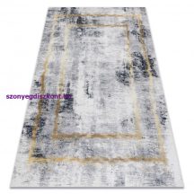  ANDRE 1065 mosható szőnyeg vintage csúszásgátló - szürke / arany 160x220 cm