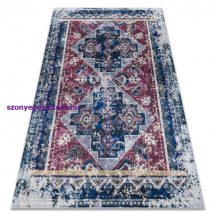   ANDRE 1136 mosható szőnyeg keleti vintage csúszásgátló - bordó / kék 160x220 cm