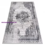 Kab. ANDRE 1187 mosható szőnyeg vintage csúszásgátló - fekete / fehér 160x220 cm