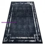 Kab. ANDRE 1486 mosható szőnyeg vintage csúszásgátló - fekete / fehér 160x220 cm