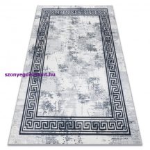   ANDRE 1189 mosható szőnyeg Márvány, görög csúszásgátló - fekete / fehér 120x170 cm