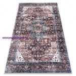 Kab. ANDRE 1826 mosható szőnyeg vintage csúszásgátló - barna / kék  160x220 cm