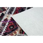 Kab. ANDRE 2305 mosható szőnyeg keleti patchwork csúszásgátló - bordó / barna 160x220 cm