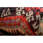 Kab. ANDRE 2305 mosható szőnyeg keleti patchwork csúszásgátló - bordó / barna 160x220 cm