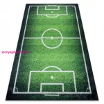 Kab. BAMBINO 58690 mosható szőnyeg Pálya, foci gyerekeknek csúszásgátló - zöld  200x290 cm