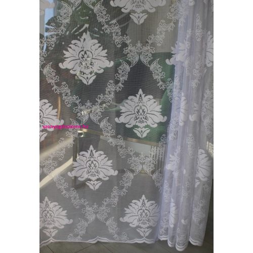 Kész függöny Amelia fehér 21 Barok mintás 400x250cm