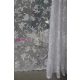 Kész függöny Amelia fehér Liliom virág mintás 400x250cm