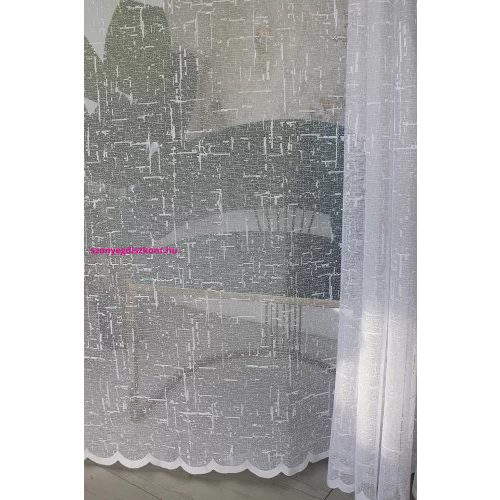 Kész függöny Amelia fehér Pálcikás mintás 300x180cm