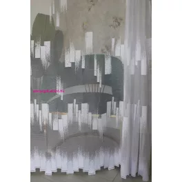   TRD. Kész függöny Amelia fehér Parketta mintás  200x160cm