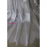 TRD. Kész függöny Amelia fehér Parketta mintás  200x160cm