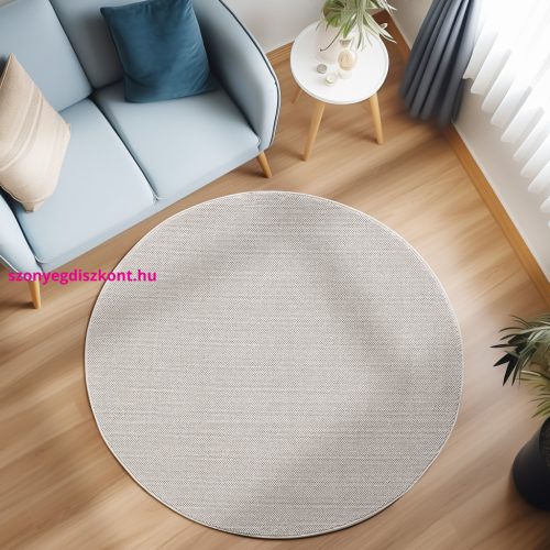 Ay. LOOM 4300 160 x 160 cm krém modern kör szőnyeg