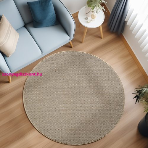 Ay. LOOM 4300 200 x 200 cm bézs modern kör szőnyeg