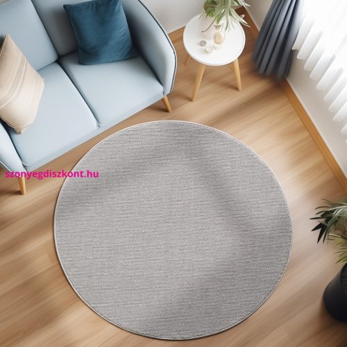 Ay. LOOM 4300 200 x 200 cm ezüst modern kör szőnyeg