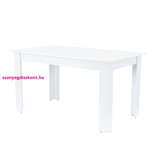 Yorki Standard étkezőasztal 140x80 cm fehér