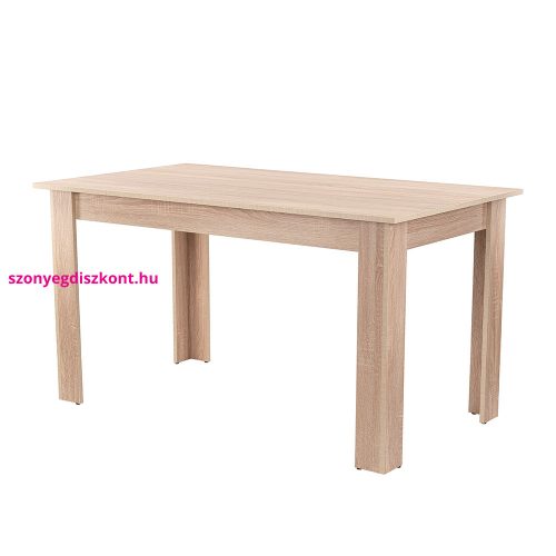 Yorki Standard étkezőasztal 140x80 cm sonoma tölgy