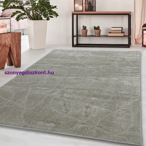 Den LE MONDE 8522 l.grey 80x250CM-MODERN SZŐNYEG