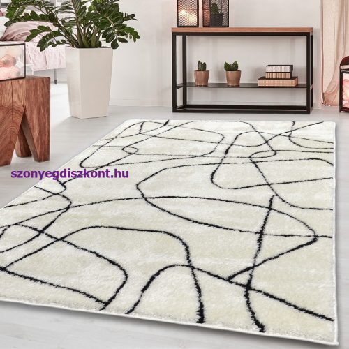 Den LE MONDE 8522 krém 80szett=80x250cm+2dbx80x150CM-MODERN SZŐNYEG