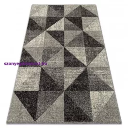   Kab. Feel szőnyeg  5672/16811 HÁROMSZÖGEK szürke / antracit / krém 280x370 cm