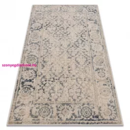   Kab. NAIN szőnyeg Keret dísz vintage 68981/50955 bézs / sötétkék 80x150 cm