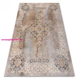   Kab. NAIN gyapjú szőnyeg Rozetta 1539/51655 szürke / bézs 80x150 cm