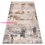 Kab. NAIN gyapjú szőnyeg Absztrakció 1544/51655 szürke / terrakotta  80x150 cm