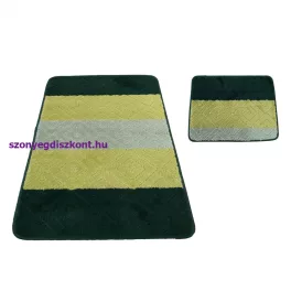   Dy. Montana 2 részes fürdőszoba szett 03N zöld Komplet (50 cm x 80 cm + 40 cm x 50 cm) szőnyeg