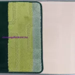 Dy. Montana 2 részes fürdőszoba szett 04N zöld Komplet (50 cm x 80 cm + 40 cm x 50 cm) szőnyeg