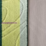 Dy. Montana 2 részes fürdőszoba szett 05 Zöld Komplet (50 cm x 80 cm + 40 cm x 50 cm) szőnyeg
