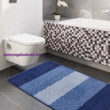   Fürdőszoba szőnyeg Montana 03N kék szett (50 cm x 80 cm i 40 cm x 50 cm)