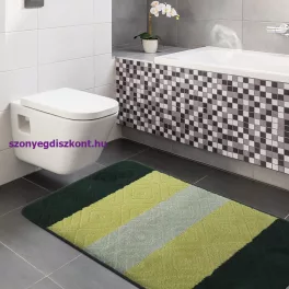   Fürdőszoba szőnyeg Dy. Montana 03N zöld 2 részes szett (50cmx80cm+40x50cm)
