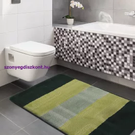   Fürdőszoba szőnyeg Dy. Montana 04N zöld 2 részes szett (50cmx80cm+40x50cm)