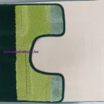 Fürdőszoba szőnyeg Dy. Montana 04N zöld 2 részes szett (50cmx80cm+40x50cm)