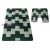 Dy. Montana 2 részes fürdőszoba szett Bornova XL Green Komplet (50 cm x 80 cm + 40 cm x 50 cm) szőnyeg