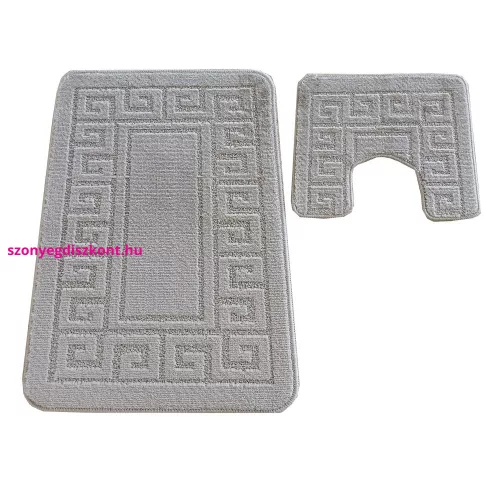 Dy. 2 részes fürdőszoba szett Montana Ethnic Sand szürke (50 cm x 80 cm és 40 cm x 50 cm)