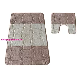   Dy. 2 részes fürdőszoba szett Montana Sariyer XL bézs (60 cm x 100 cm és 50 cm x 60 cm)