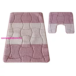   Dy. 2 részes fürdőszoba szett Montana Sariyer XL Dusty rózsaszín (60 cm x 100 cm és 50 cm x 60 cm)